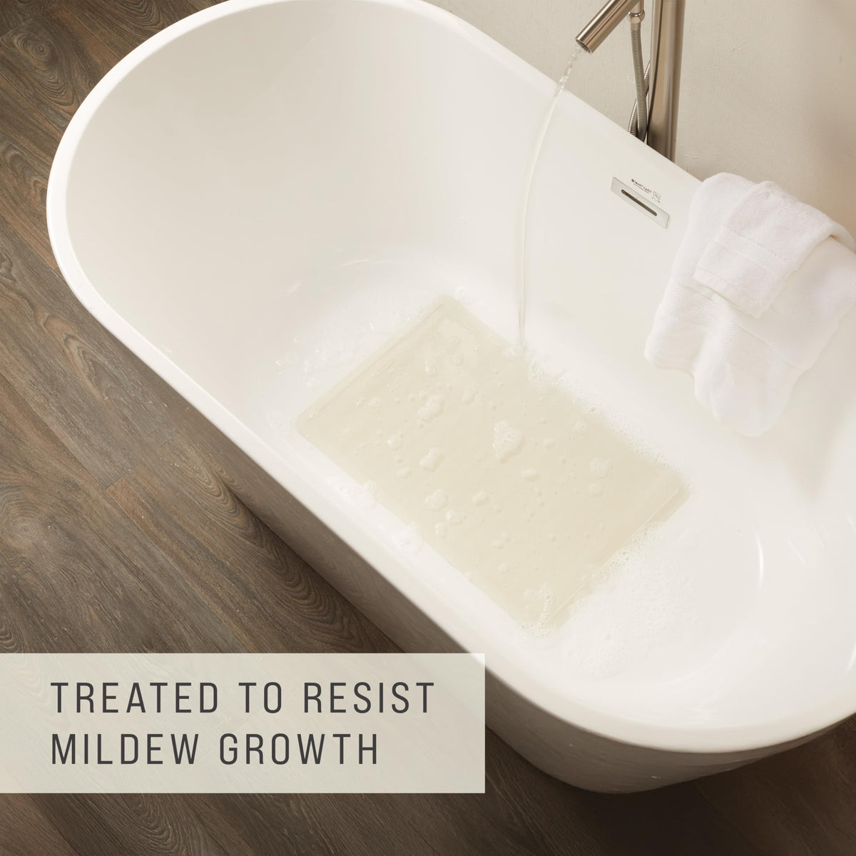 Rubbermaid Safti-Grip bath mat suitable for commercial and residential use.