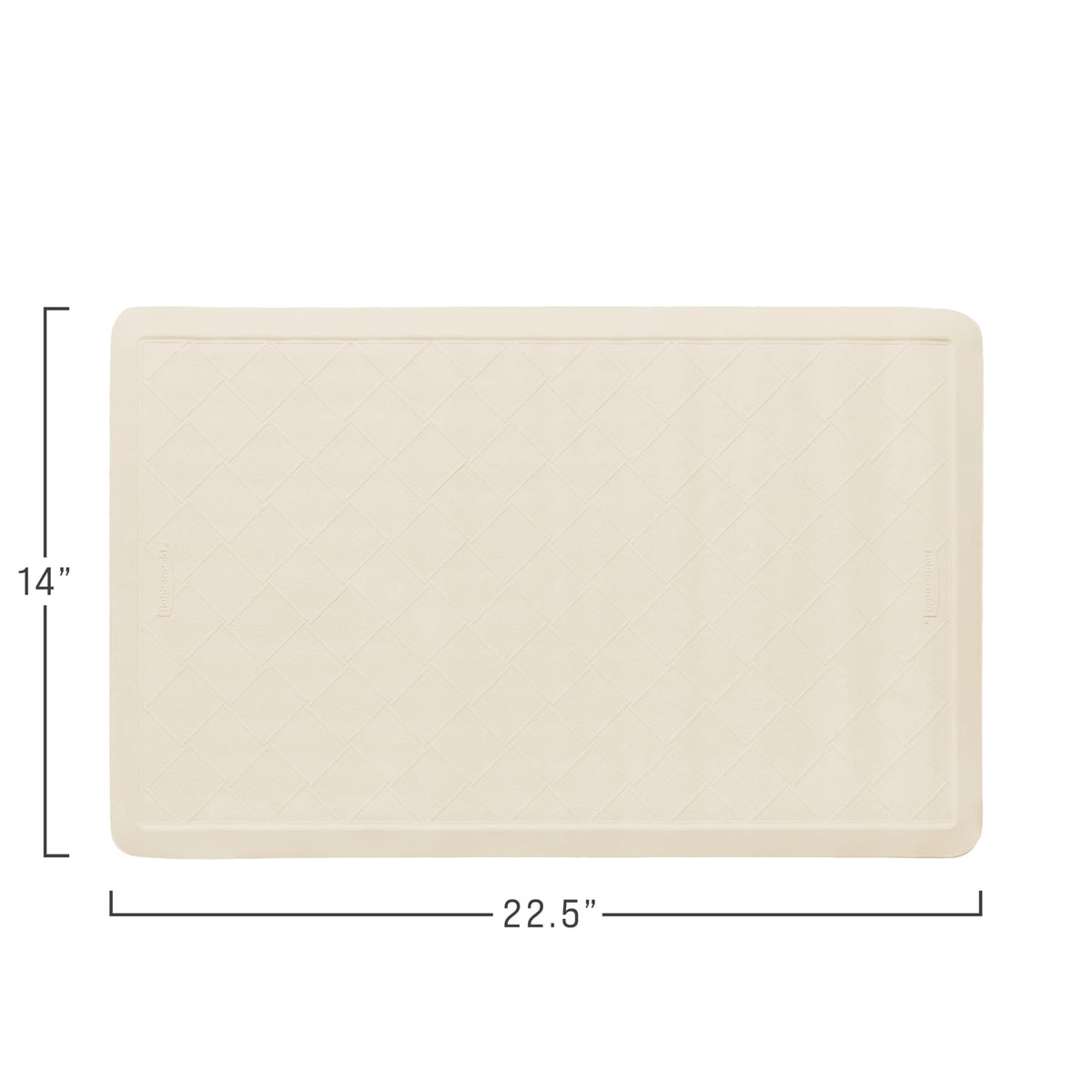 Rubbermaid Safti-Grip bath mat durable rubber construction ideal for wet areas.
