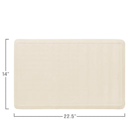 Rubbermaid Safti-Grip bath mat durable rubber construction ideal for wet areas.
