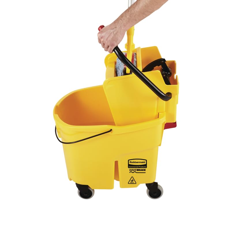 Rubbermaid WaveBrake patented design minimizes splashes in busy spaces.