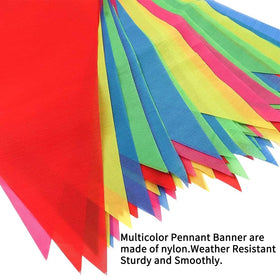 Rubfac nylon-rope banner offers durable, lasting decorating solution.