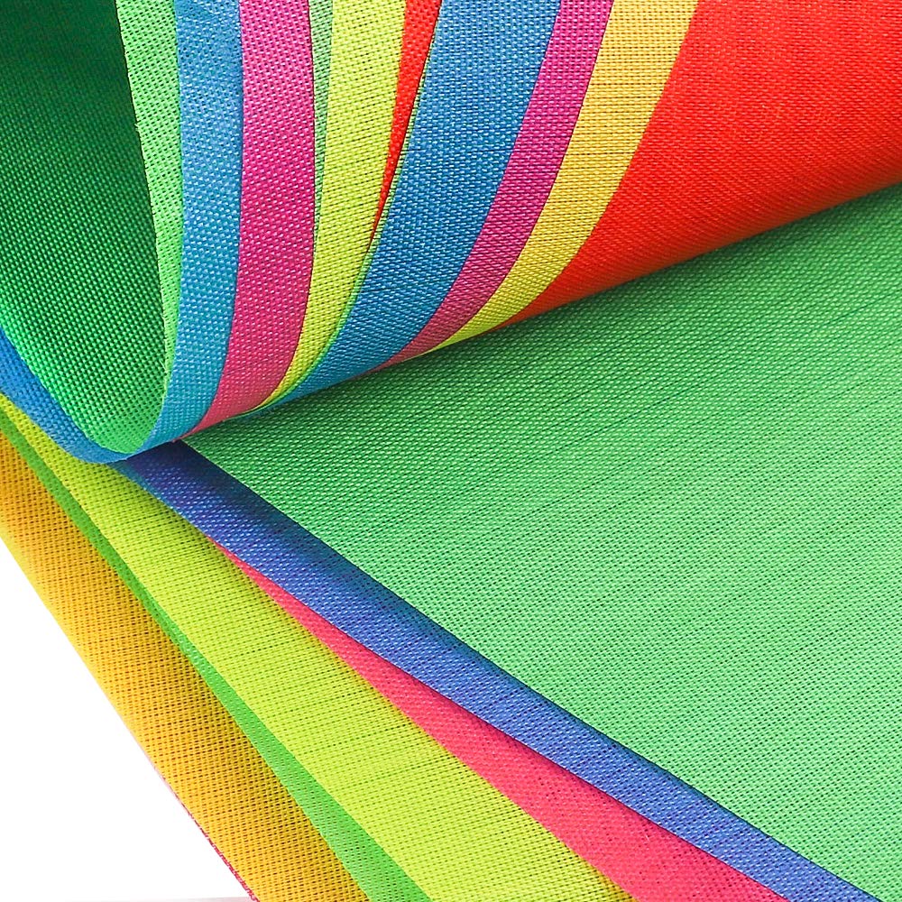 Rubfac triangle flags with bright color improve visibility from afar.
