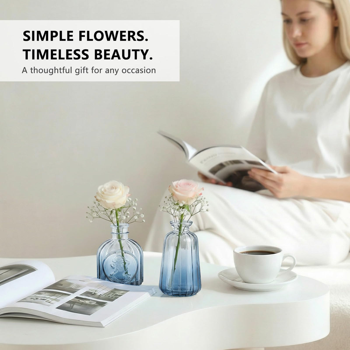 Ruckae gift-ready vase set is perfect for events and home.