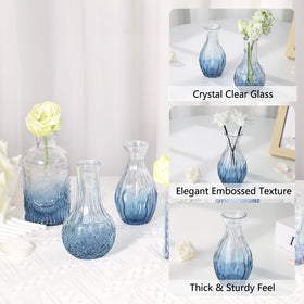 Ruckae thick-base vase provides sturdy support for stems.