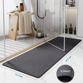 RUERYA diatomite stone surface mat shows fast drying and easy clean.