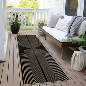 Rugalia Easy Jute Rainbow Runner ideal for entryways and hallways
