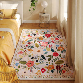 Rugcomf non-slip backing detail — keeps the rug in place in busy entryways.