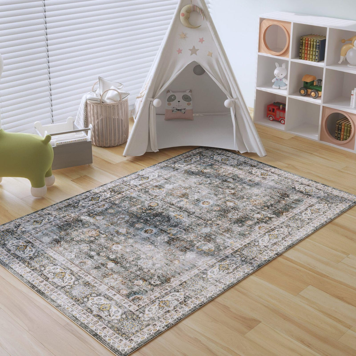 Rugcomf 4x6 versatile room decor suitable for bedroom or office