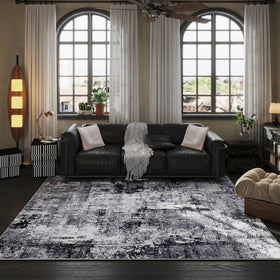 Rugcomf washable rug is machine washable for easy stain removal.