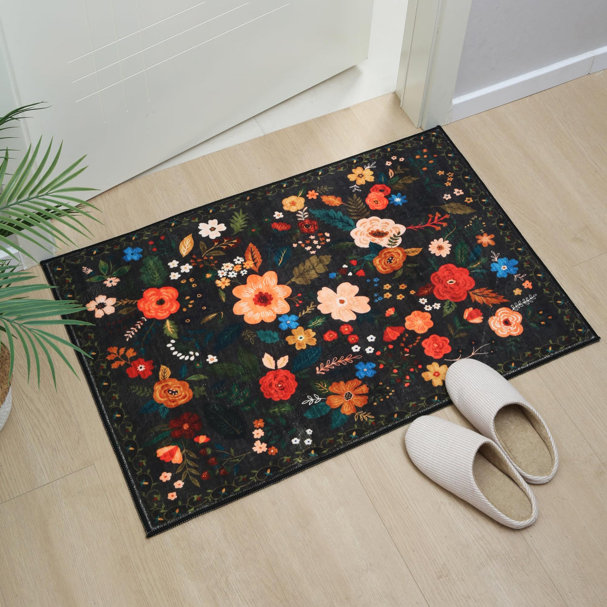 Rugcomf boho medallion design adds vintage charm to a room.
