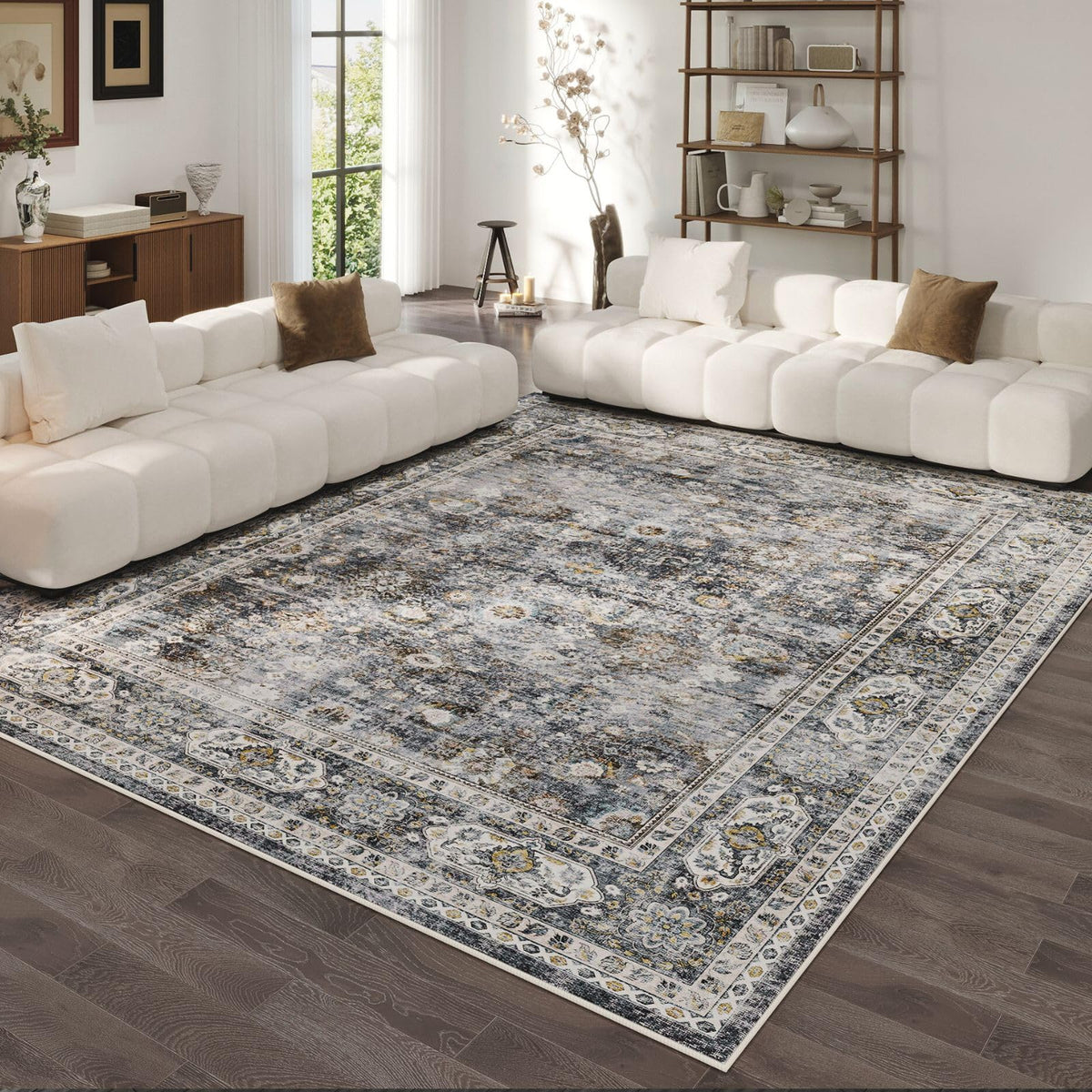 Rugcomf entryway placement demonstrates versatile stylish addition.