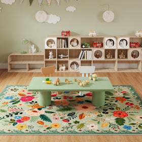 Rugcomf kid and pet-friendly rug for busy homes.