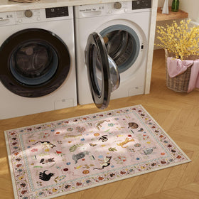 Rugcomf kid-pet friendly rug; suitable for busy households