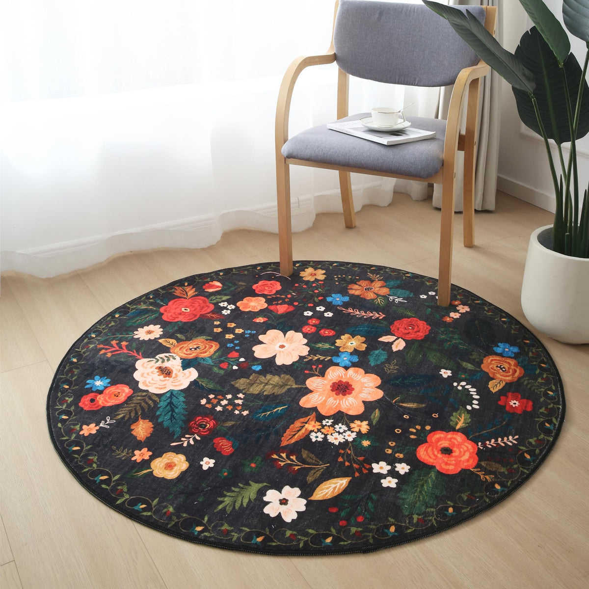 Rugcomf kid and pet friendly rug ideal for high-traffic areas