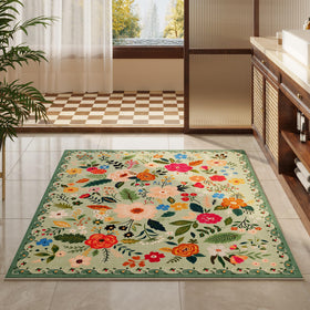 Rugcomf kid and pet friendly rug resists heavy traffic
