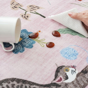 Rugcomf living-room-inspired rug suits dining-room or kitchen areas with versatile style.