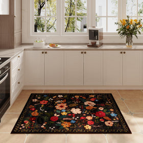 Rugcomf machine washable rug ready for quick freshening after spills.