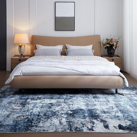 Rugcomf non slip backing keeps the rug in place during daily activity.