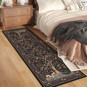 Rugcomf anti-slip backing keeps the rug securely in high-traffic areas.