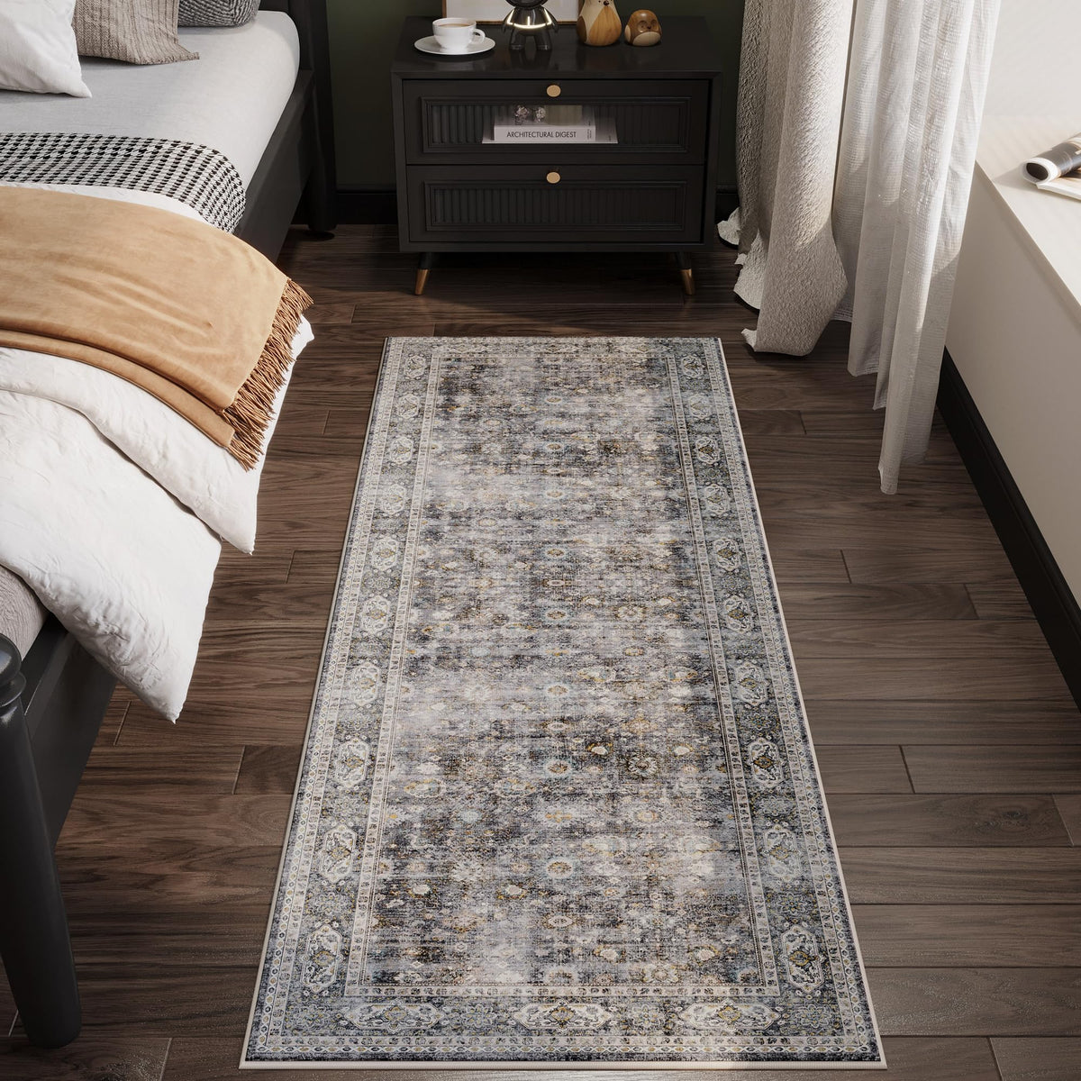Rugcomf Runner Rug fits 2'6" x 8' spaces in narrow hallways.