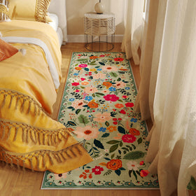 Rugcomf Runner washable design simplifies spills cleanup.