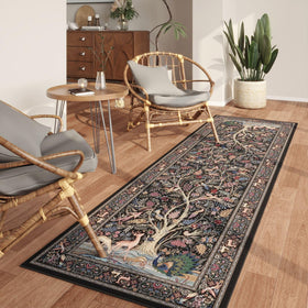 Rugcomf tree of life rug offers a soft, welcoming feel in living areas