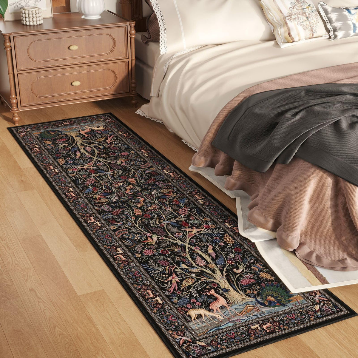 Rugcomf runner 2x6 vibrant colors resist fading for long-lasting decor