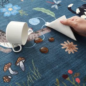 Rugcomf vibrant patterns brighten rooms while withstanding daily wear