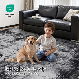 Rugflix 8x10 bedroom rug adds warmth and coziness to mornings