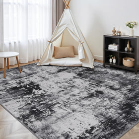 Rugflix 8x10 machine-washable rug simplifies quick cleaning