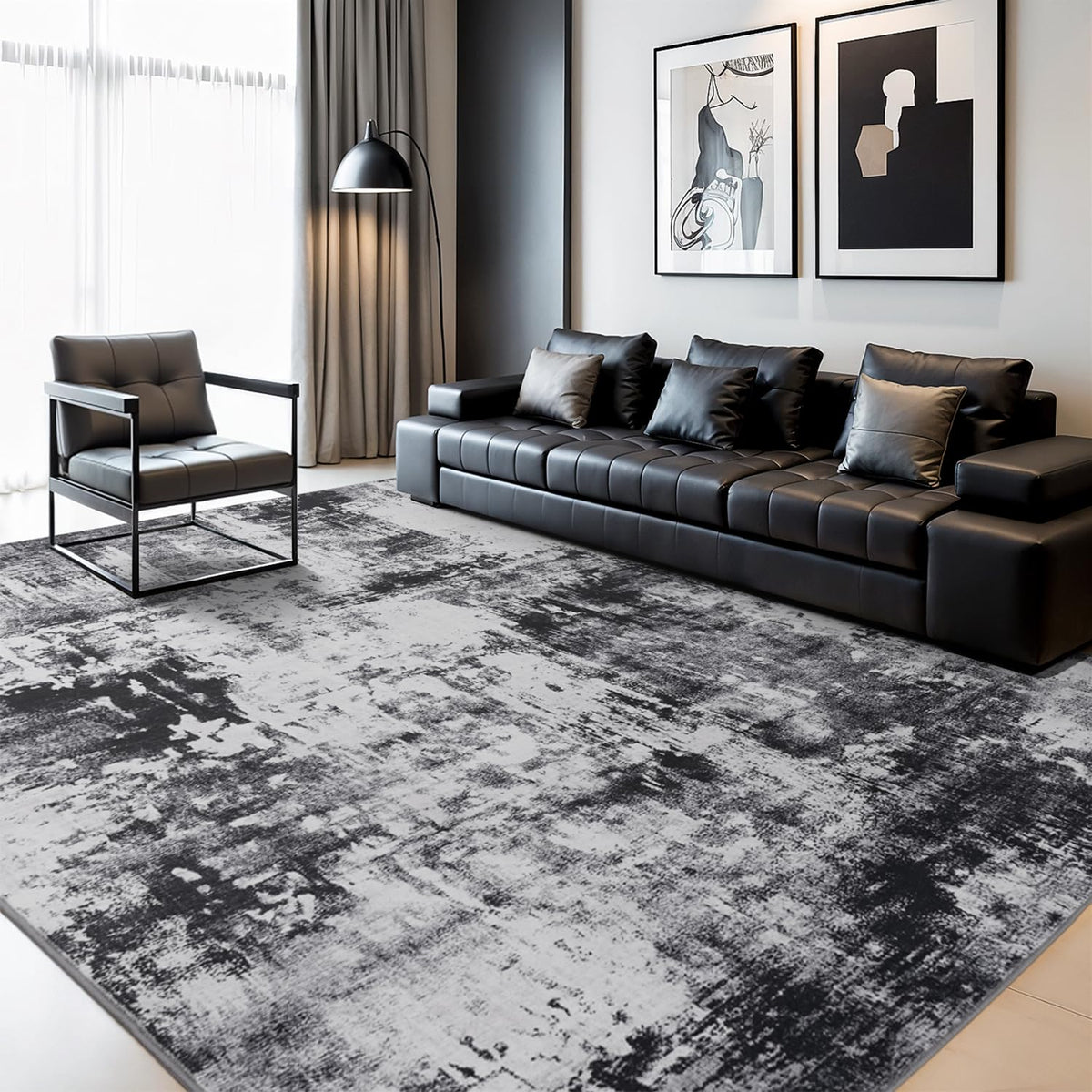 Rugflix 8x10 robot-vacuum-friendly rug works with automated cleaners