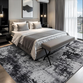 Rugflix 8x10 stain-resistant fiber maintains color and cleanliness in busy spaces