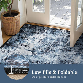 Rugflix stain-resistant fabric helps maintain a fresh look in high-traffic areas.