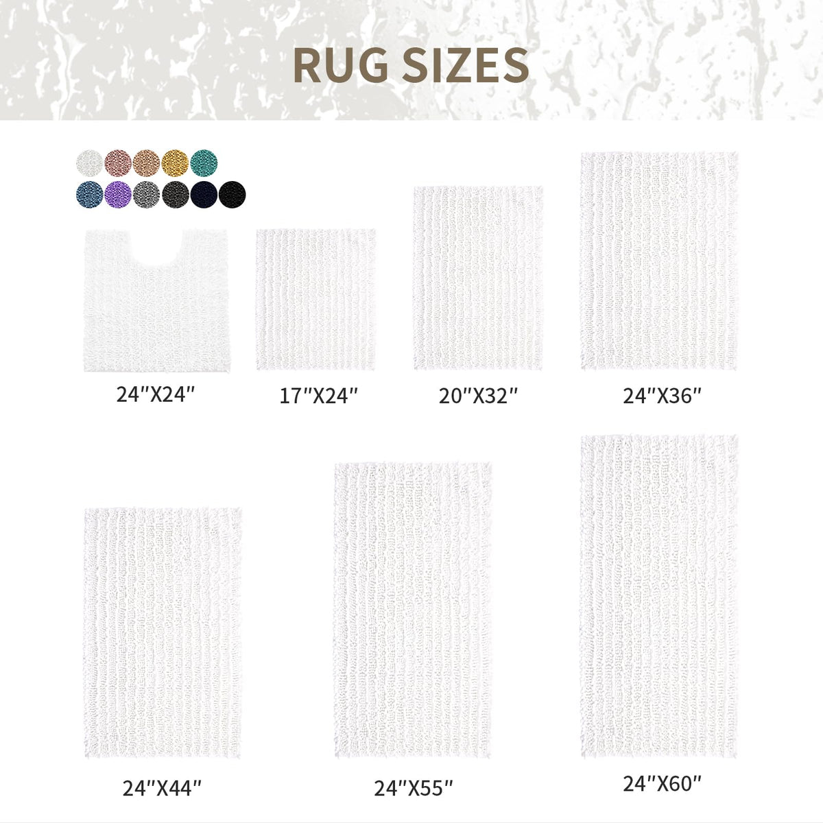 Ruggnovea multi-color options suit modern decor.
