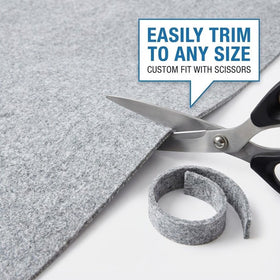 Rugs.com Everyday Performance Rug Pad on tile floor reduces movement and wear.