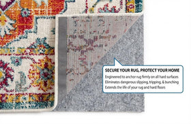 Rugs.com Everyday Performance Rug Pad soft underfoot feel adds comfort.