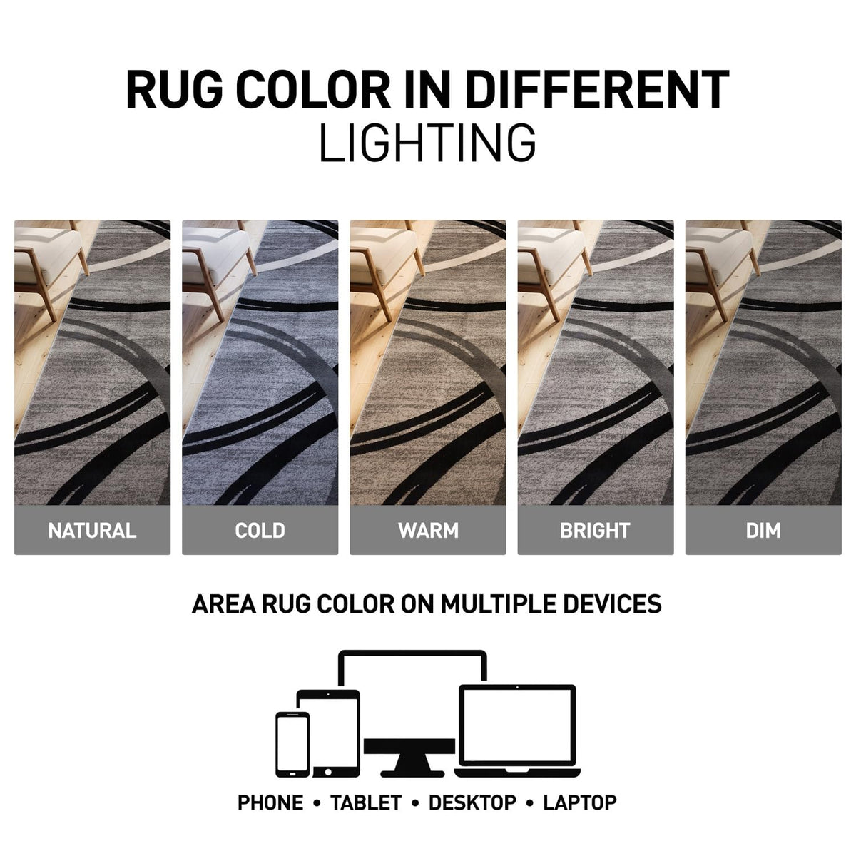 Rugshop area rug with jute backing offers stability and long-lasting use.