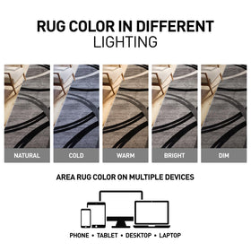 Rugshop area rug with jute backing offers stability and long-lasting use.