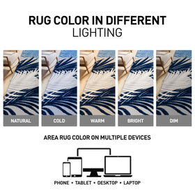 Rugshop Lucca weatherproof rug withstands outdoor use and frequent rinsing.