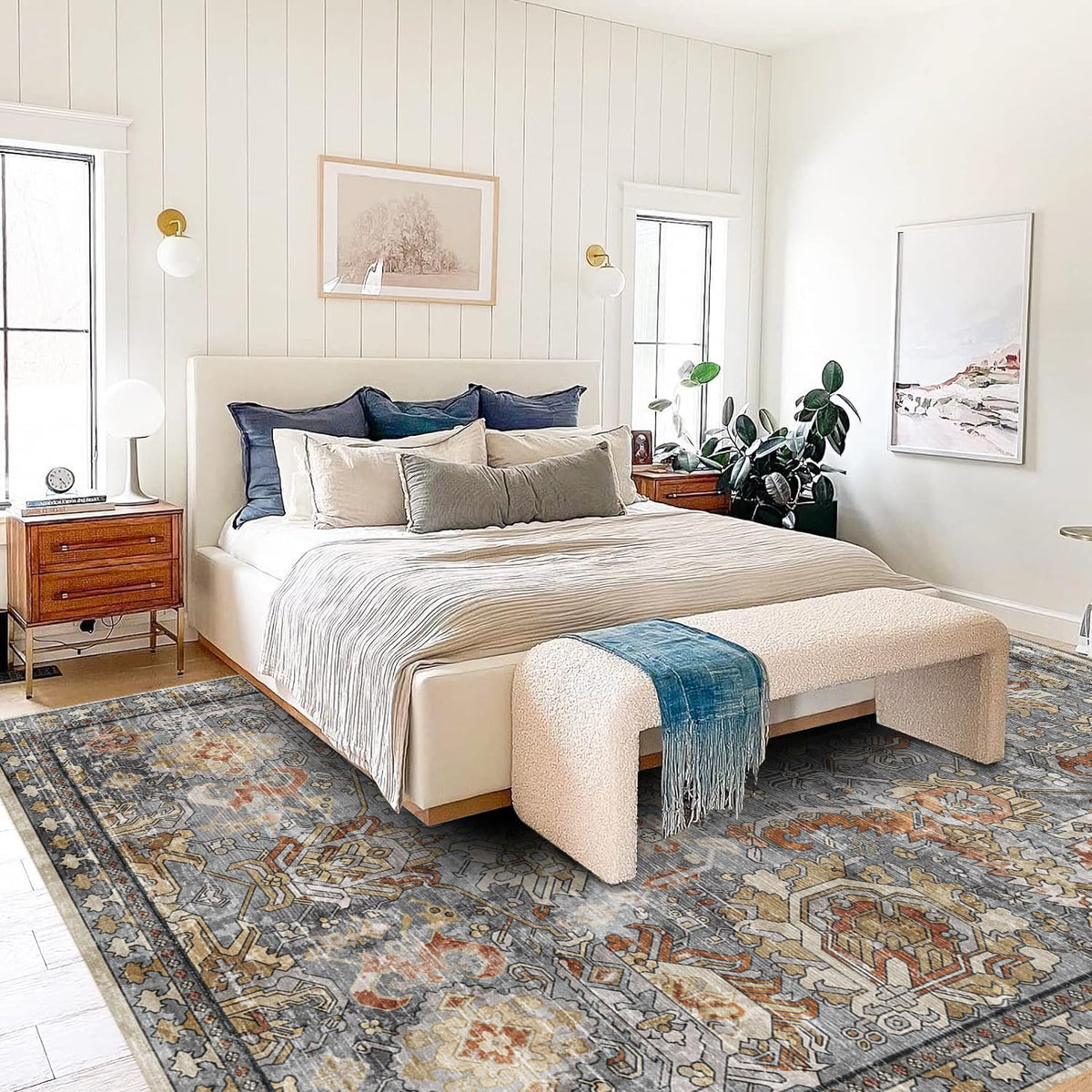 RUGSURE durable low-pile rug built for high-traffic rooms