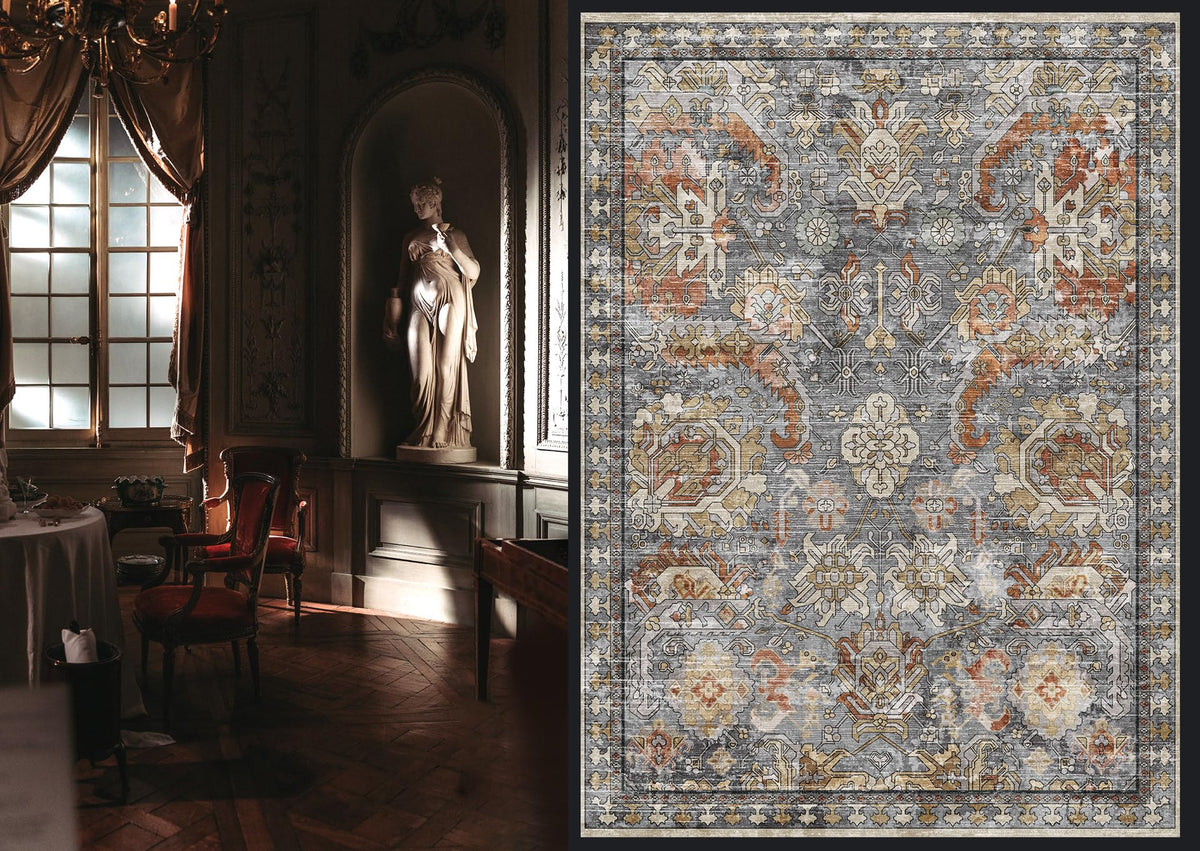 RUGSURE rug with non-slip backing improves safety in high-traffic spaces.