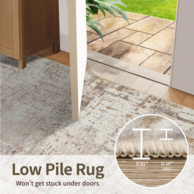 Rugxara high-traffic rug resists dirt and pet hair for busy homes.