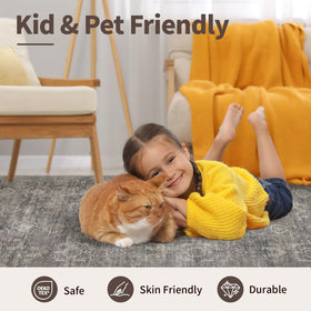 Rugxara kid and pet friendly rug for cozy spaces.