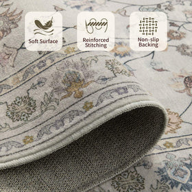 Rugxara living-room rug grey is ideal for high-traffic areas.
