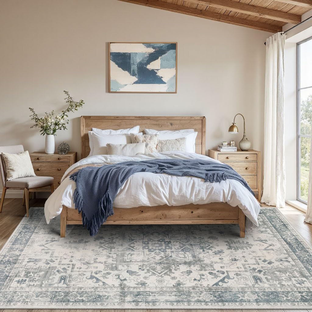 Rugxara ultra-thin low-pile rug fits under furniture