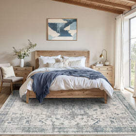 Rugxara ultra-thin low-pile rug fits under furniture