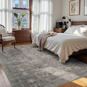 Rugxara non-slip backing rug stays in place safely.