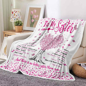 Ruicnte Sister Throw at 60x52 inches, ideal for curling up on the sofa.