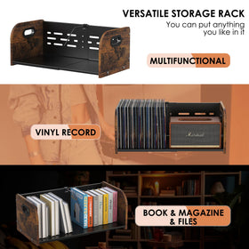 RUILALIFE versatile vinyl display doubles as a magazine organizer.