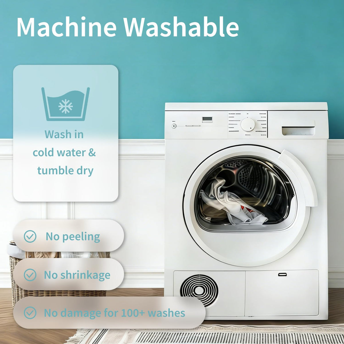 Ruili hotel-grade durability protects your mattress through many washes